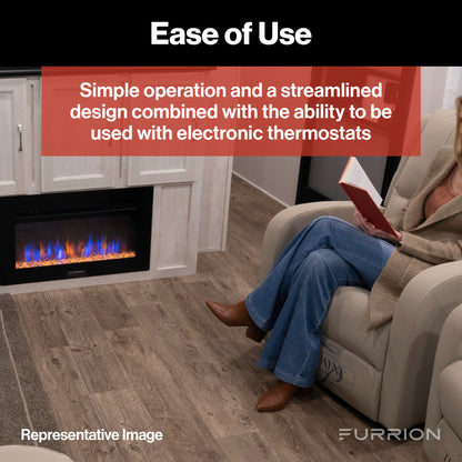 Furrion Chill® RV AC Air Distribution Box for Electronic Control/Thermostat with LED Light #FACT12LA-PS