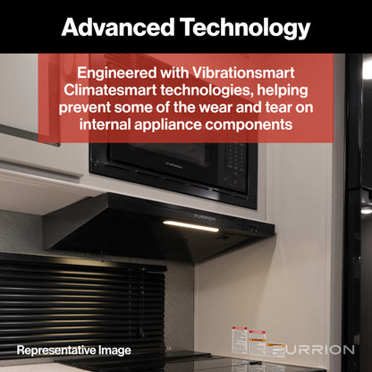 Furrion 12V Ductless RV Range Hood with Charcoal Filter