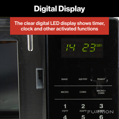 Furrion 0.9 cu. ft. Built-In Convection Microwave Oven with Air Fryer #FMAM09AC-BL