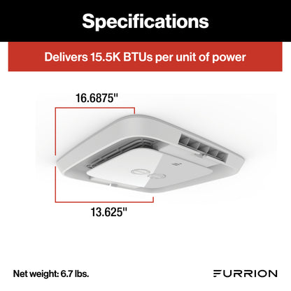 Furrion Chill® RV AC Air Distribution Box for Electronic Control/Thermostat with LED Light #FACT12LA-PS