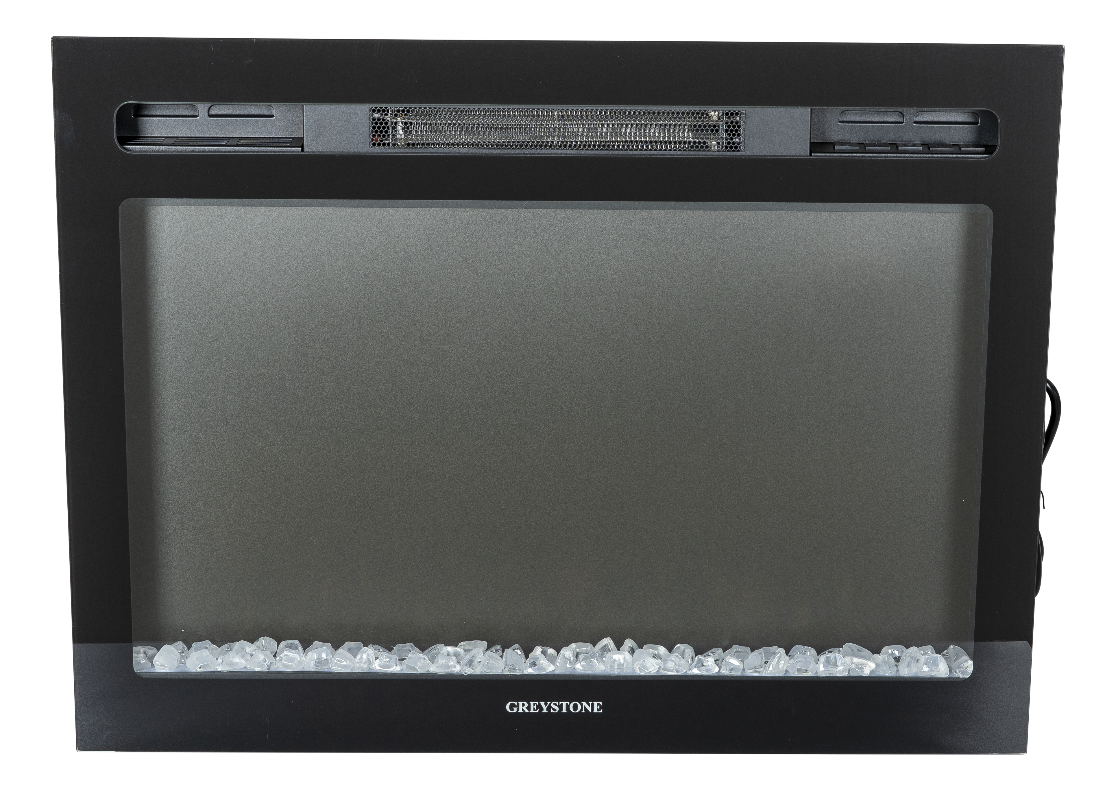 Greystone® 3-Color Crystal LED Wall Mount Fireplace - 26" with Remote #F2653BCFW