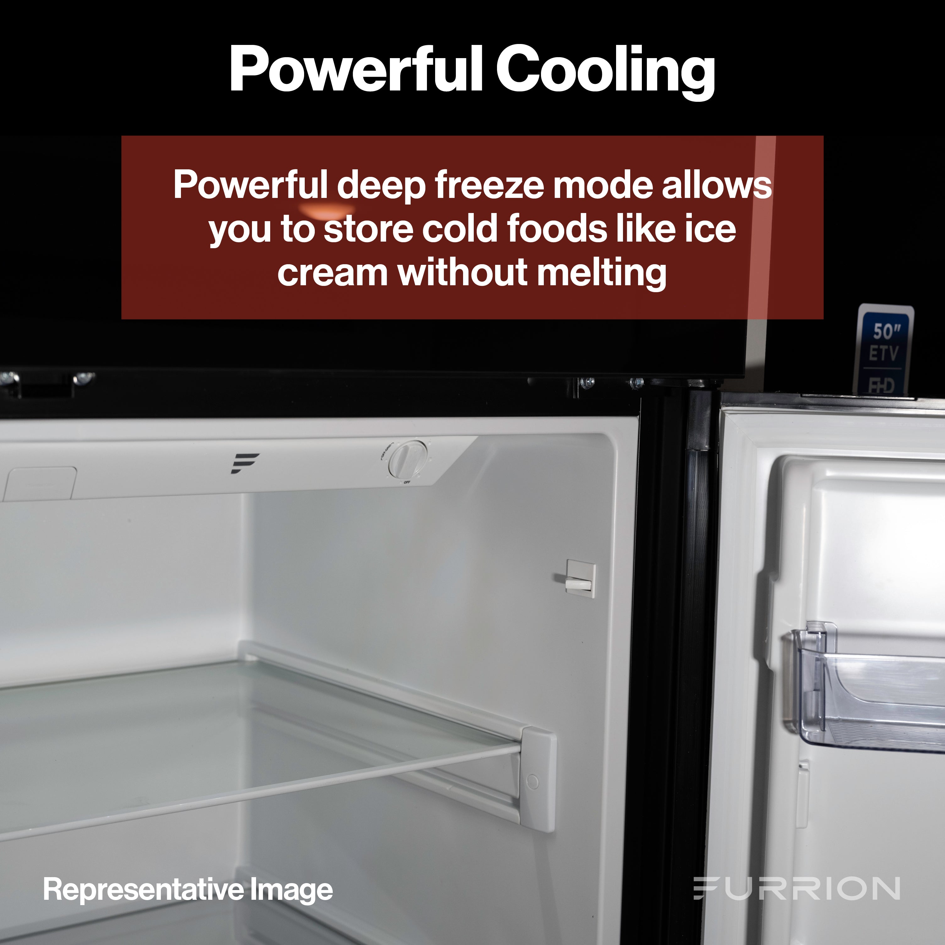 Furrion Arctic® 12V RV Refrigerator - 8 cu. Ft, No Panels