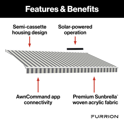 Furrion Lumina™ Solar-Powered Retractable Awning