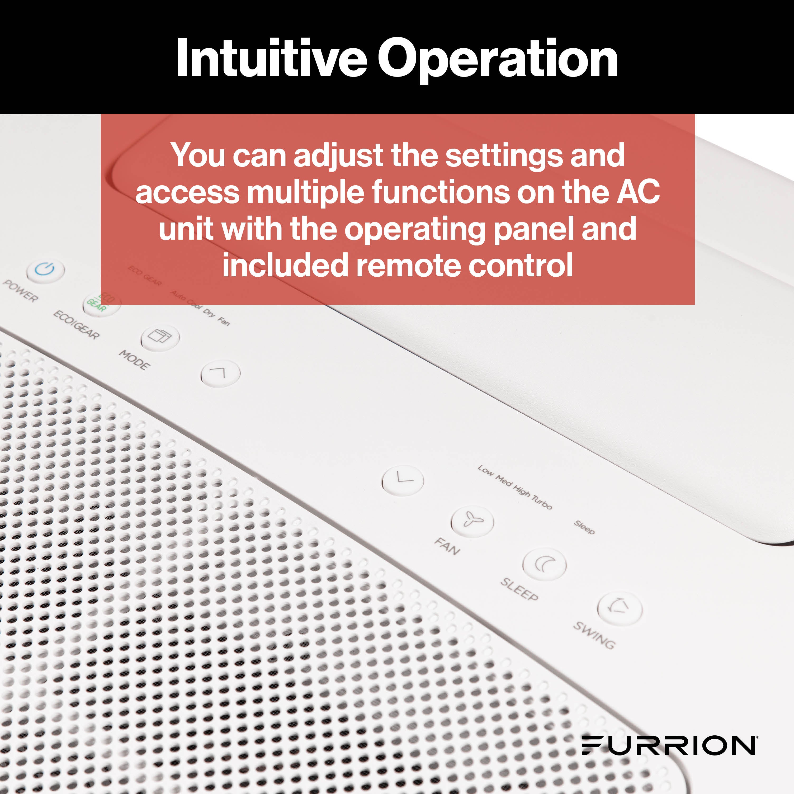 Furrion Chill® Cube Non-Ducted Air Distribution Box (R32) with Remote - White #FACT18MA-PS-AM