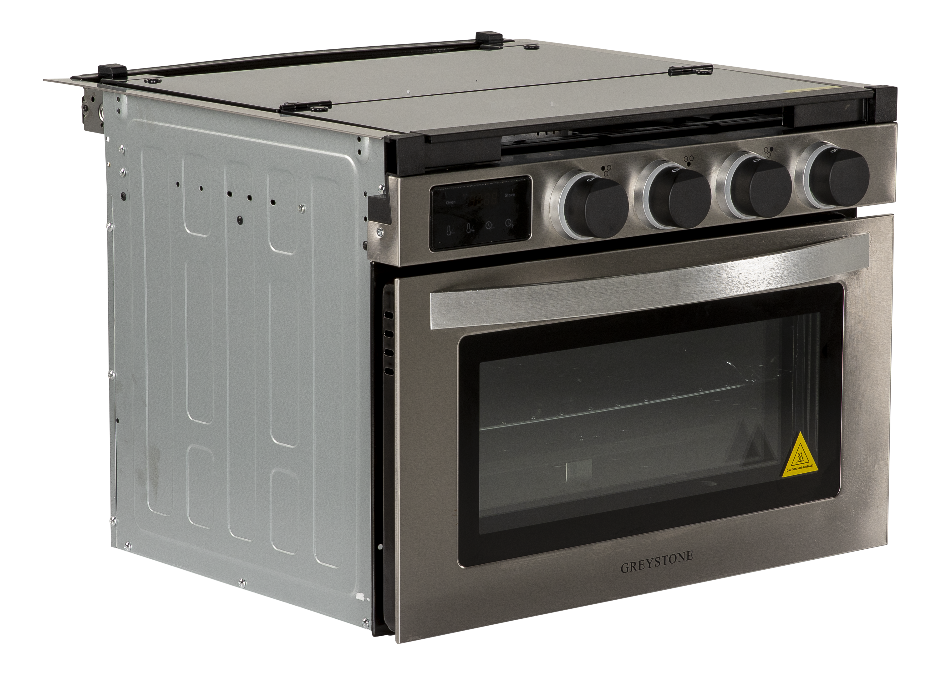 Greystone® Gas Digital RV Range - 12V, 17"  #CF-RV17-D