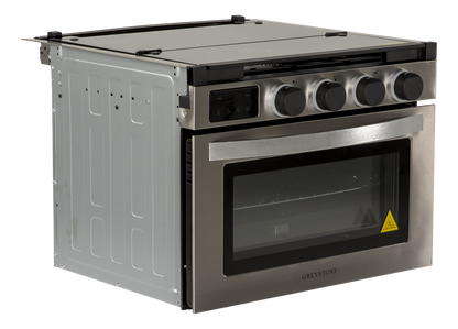 Greystone® Gas Digital RV Range - 12V, 17"  #CF-RV17-D