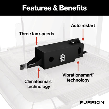 Furrion Chill® Enhanced Multi-Zone RV Air Conditioner Controller (R410A Refrigerant Compatible) #FACC12ESHA-BL
