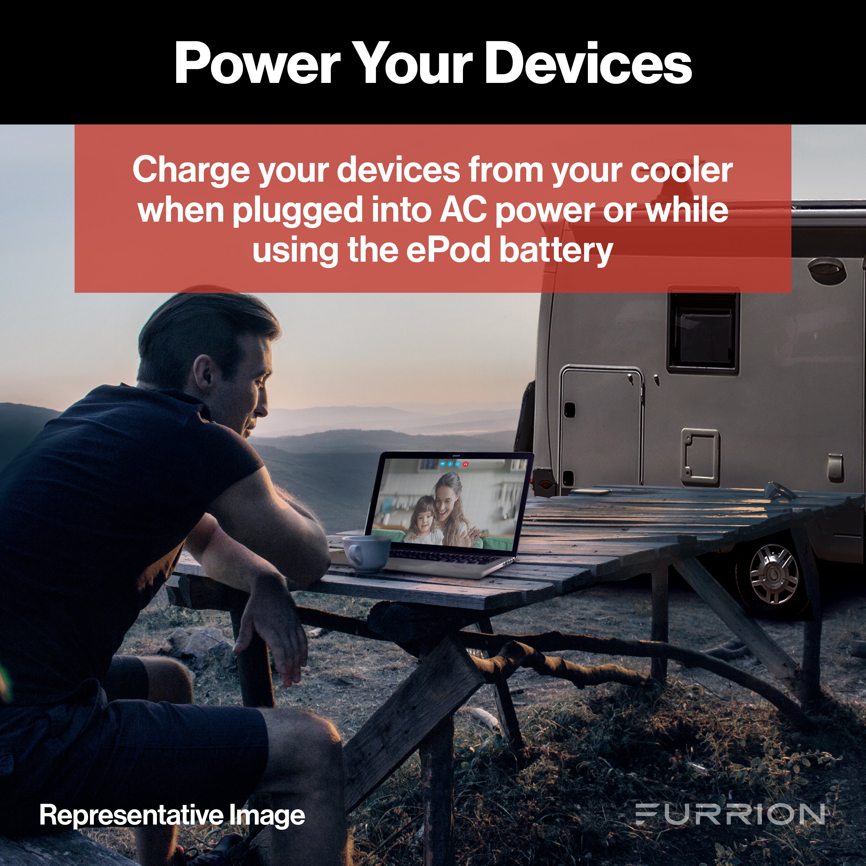 Furrion eRove® Electric Cooler #FCR45DCAPA-GL