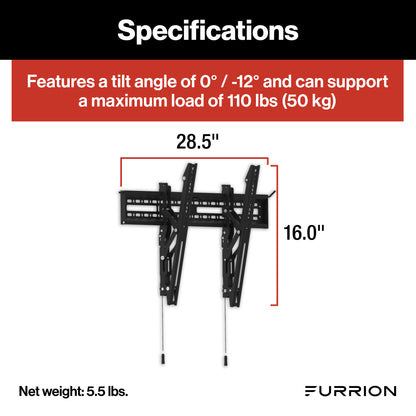 Furrion Aurora® Universal Outdoor TV Fixed Tilt Mount - For 43-65” TVs #F2AA002ABBK