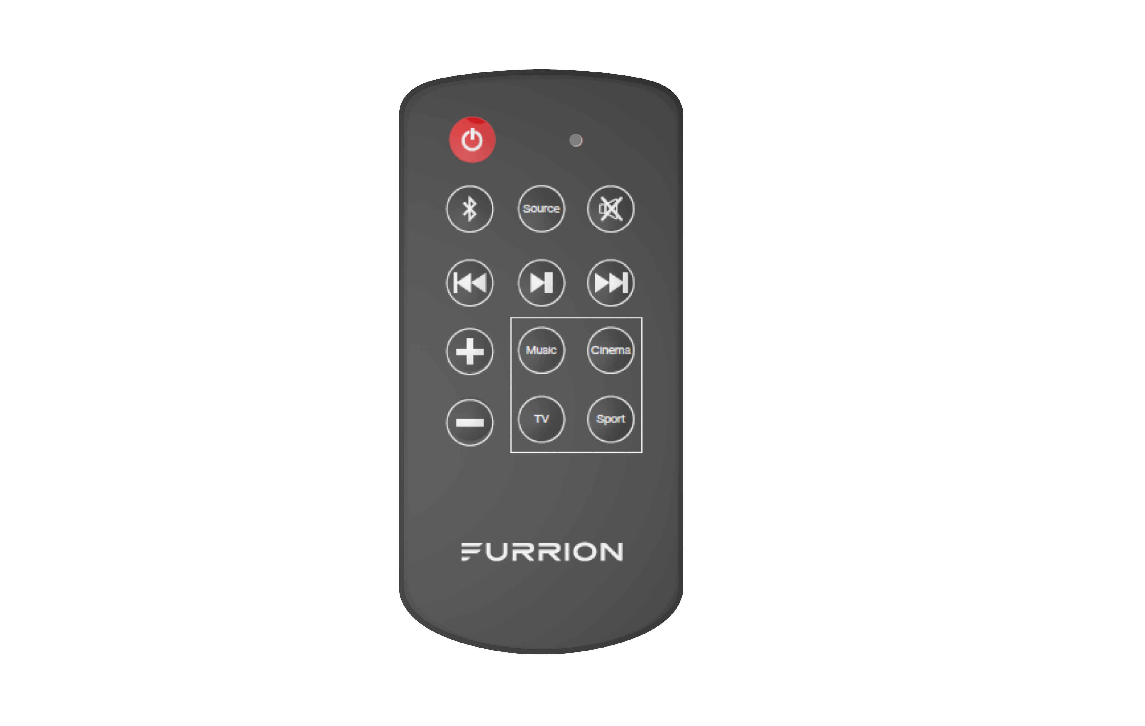Furrion Replacement Remote Control for Outdoor Soundbar #C-FSBNN3MXX-BL-001