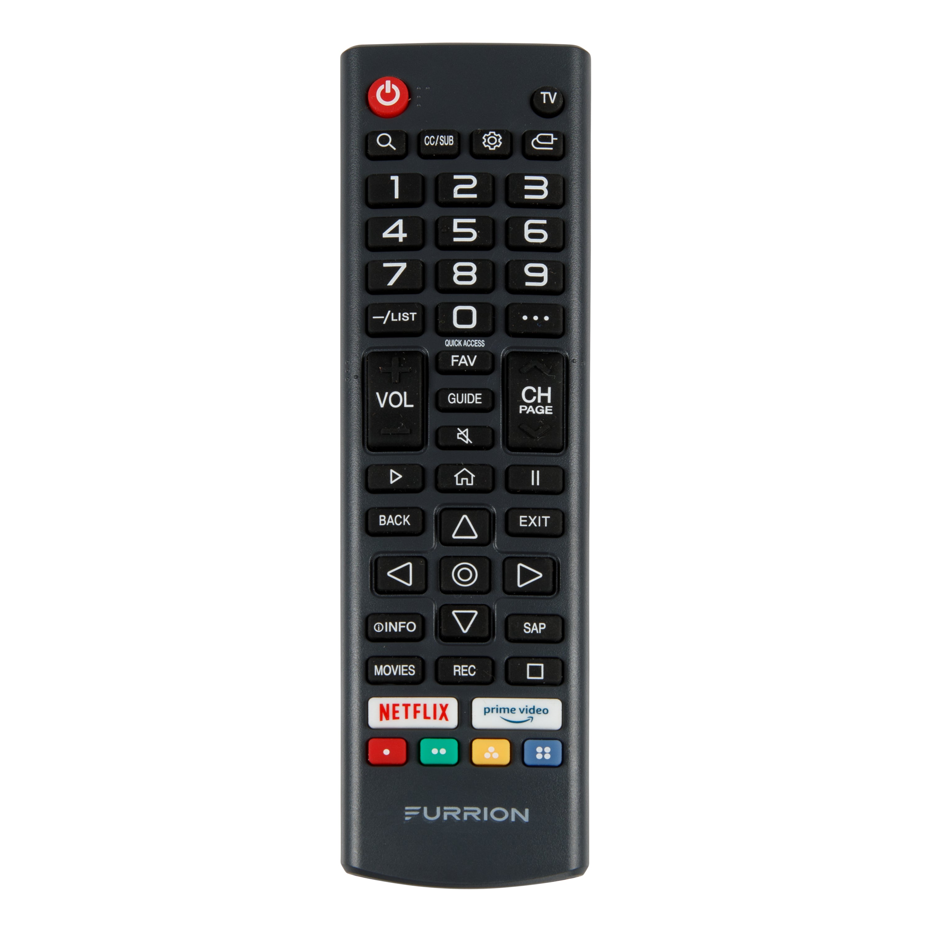 Furrion Replacement Outdoor Smart TV Remote Control #C-FDUFXXCSA-001