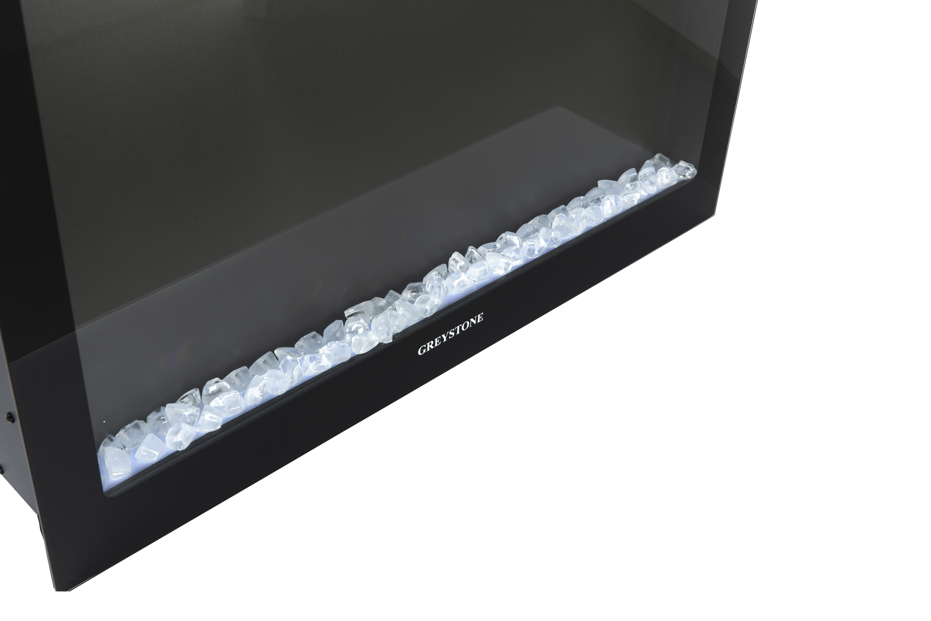 Greystone® 3-Color Crystal LED Wall Mount Fireplace - 26" with Remote #F2653BCFW