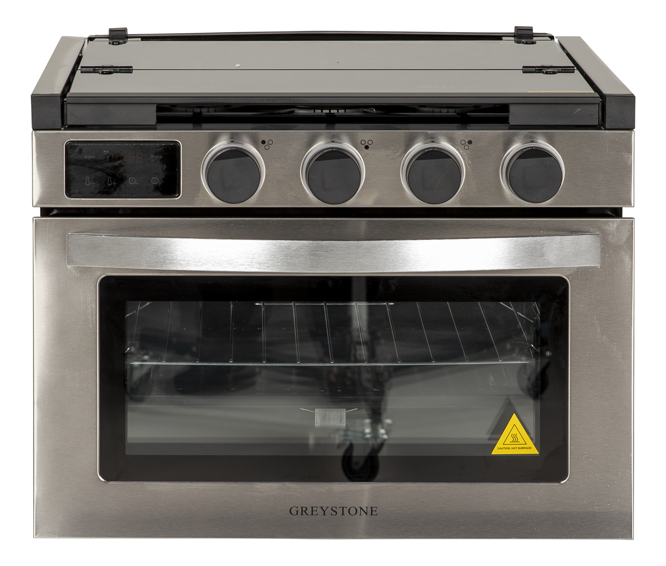 Greystone® Gas Digital RV Range - 12V, 17"  #CF-RV17-D