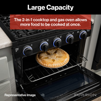 Furrion 2-in-1 RV Gas Range Oven - 21"