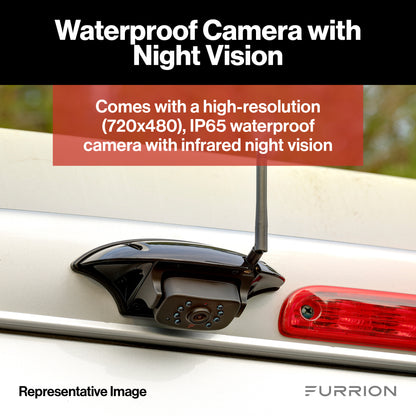 Furrion Vision S® RV Backup Camera System with Rear Sharkfin Camera