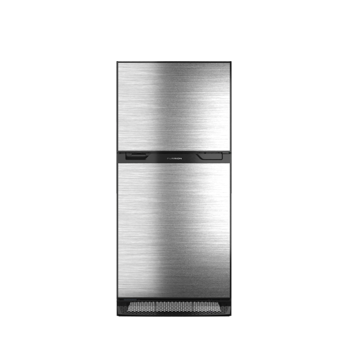 RVMP 11 Cubic Foot 12V Refrigerator Stainless Steel